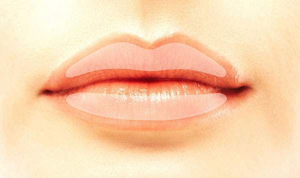 Wiederherstellung der Hydrobalance der Lippenschleimhaut.